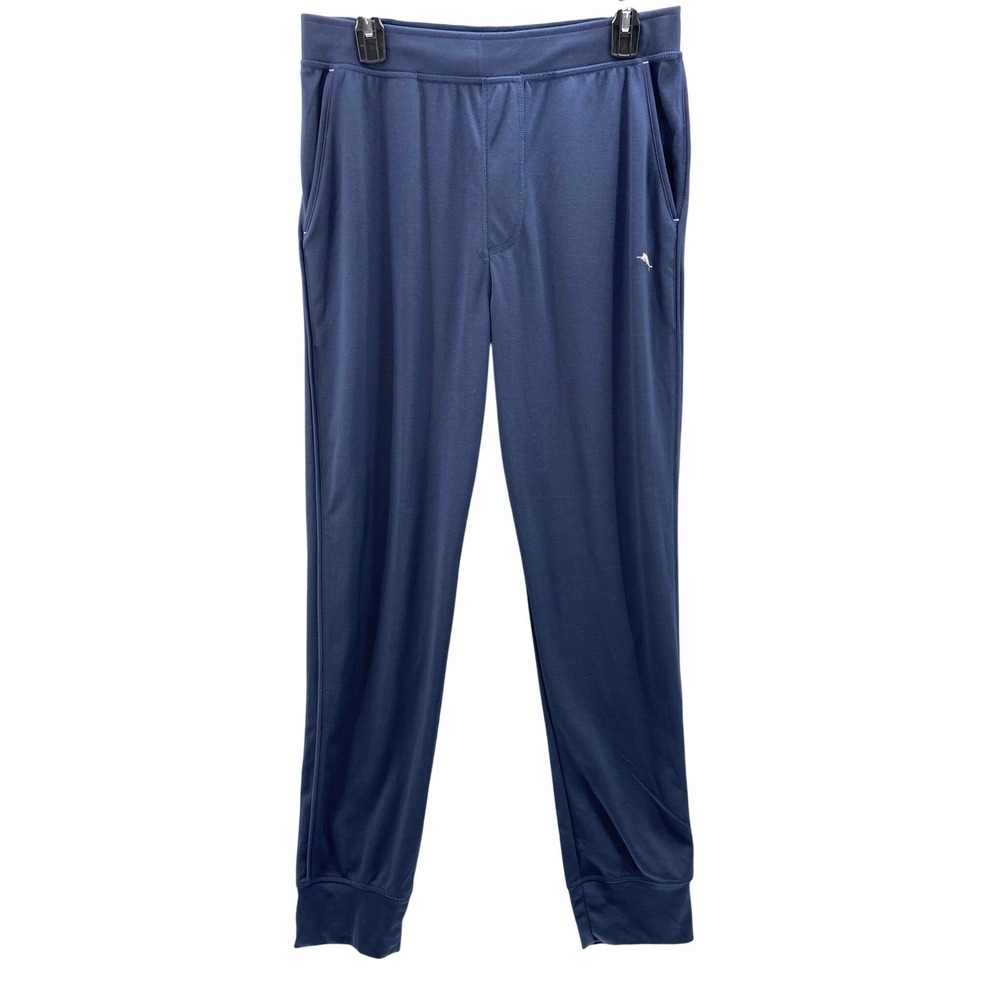Tommy Bahama Sweatpants Mens Sz M Blue Drawstring Lounge Joggers ZTB9776